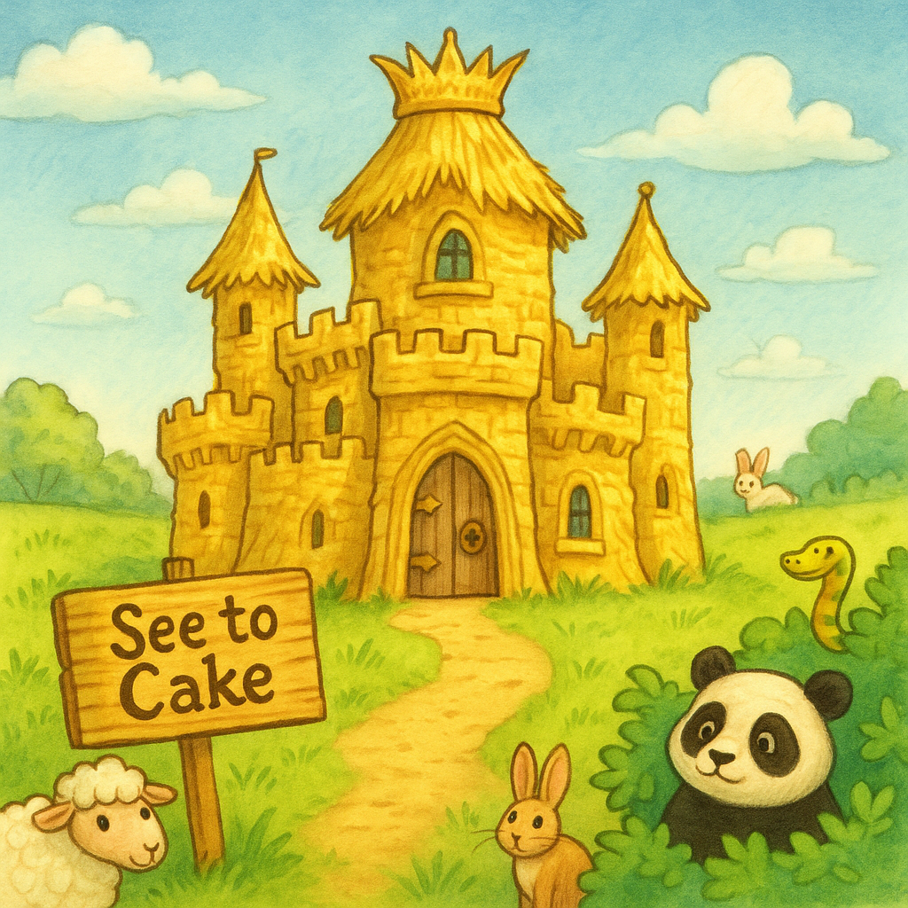 Twump and the Palace of See to Cake